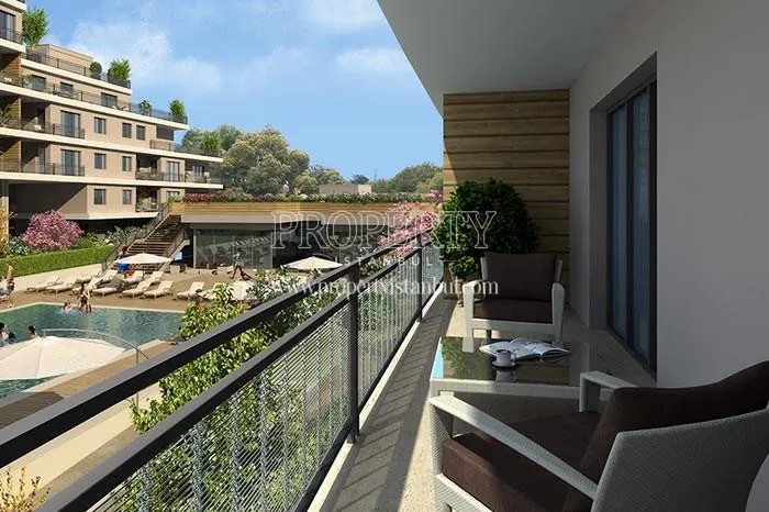 The landscape view from one of the unit balconies in Selective Port