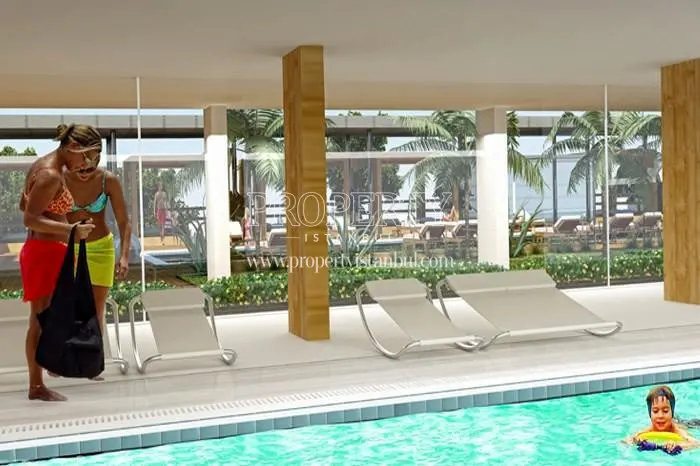 Indoor swimming pool in the Selective Prestige compound