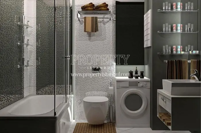 The small bathroom in the Selective Prestige compound
