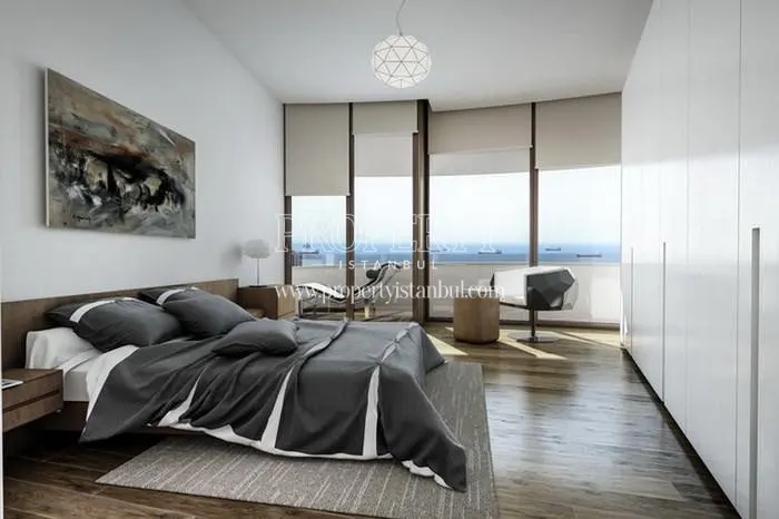 One of the master bedrooms in Selenium Atakoy