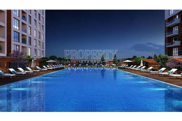 Outdoor swimming pool in Self Istanbul