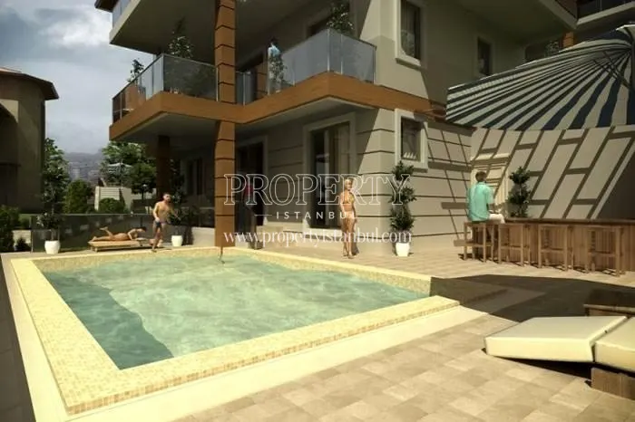 Swimming pool in Selimoglu Ekinoks Camlica