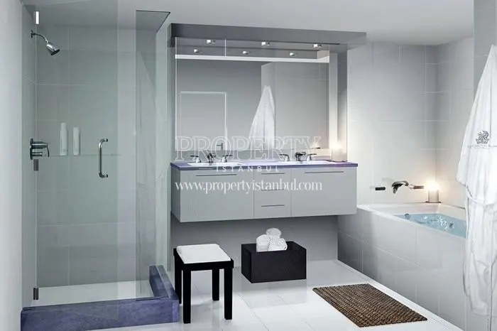 Spacious bathroom in Semerkand Line Bakirkoy