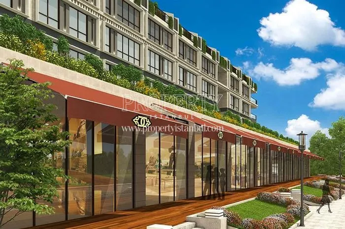 The shops in Semerkand Line Bakirkoy