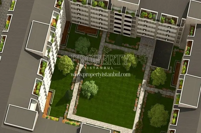 The panoramic view of the Semerkand Line Bakirkoy project
