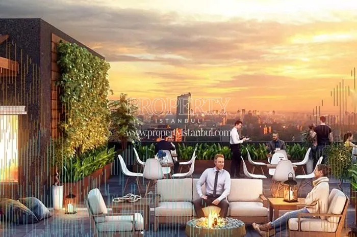 The cafe on the viewing terrace of Serenity Cadde