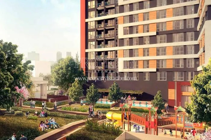 Serenity Cadde residents enjoying the compound garden