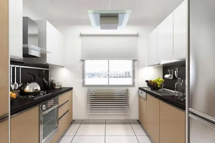 One of the kitchens in Seven Four Life Acibadem