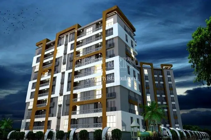Seven Life Pendik compound at night
