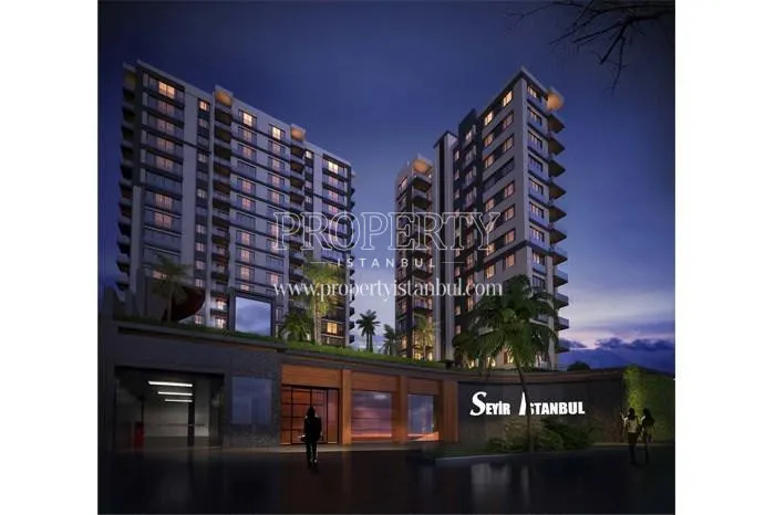 Seyir Istanbul project at night