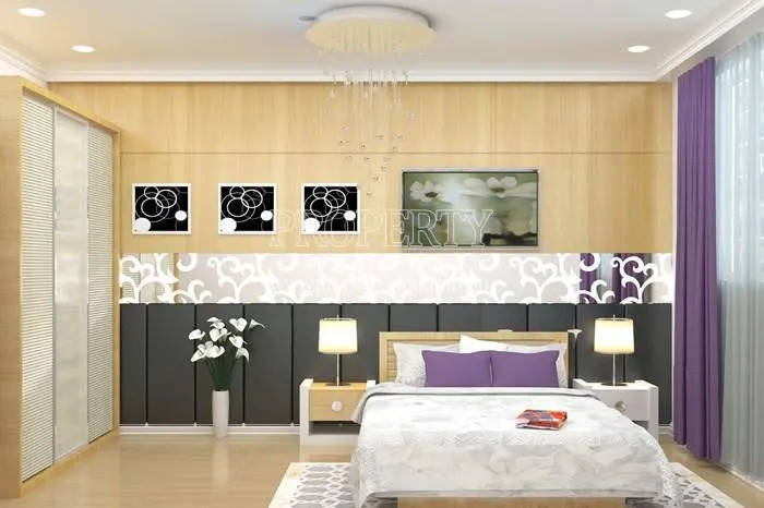 One of the master bedrooms in Seyirtepe Evleri