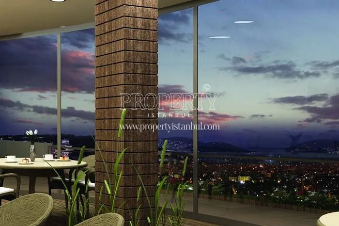 The cafe with a wonderful sea view in Seyr-i Adalar