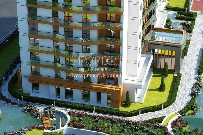 Seyr-i Adalar building with the garden