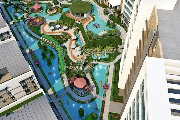 The landscape of Seyran Sehir compound