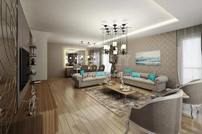 One of the living rooms in Seyran Sehir