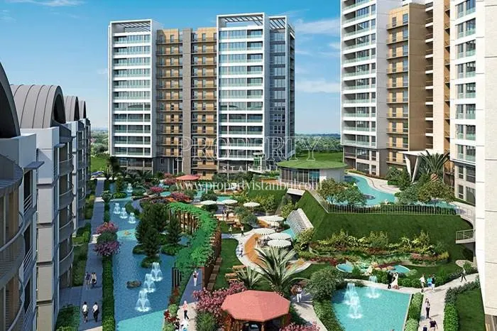The landscape of Seyran Sehir compound