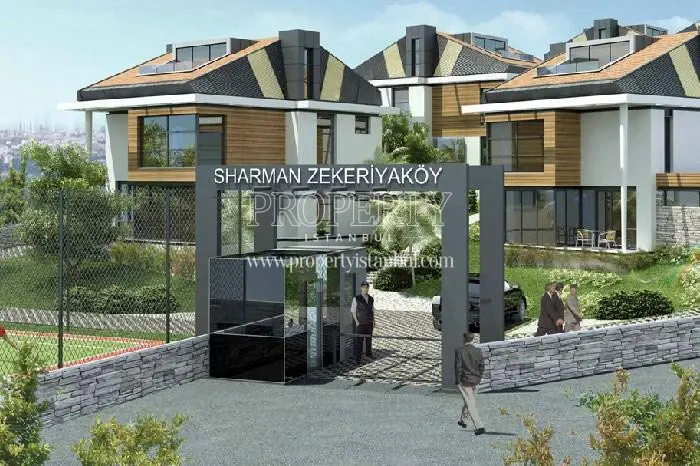 The entrance of Sharman Zekeriyakoy compound