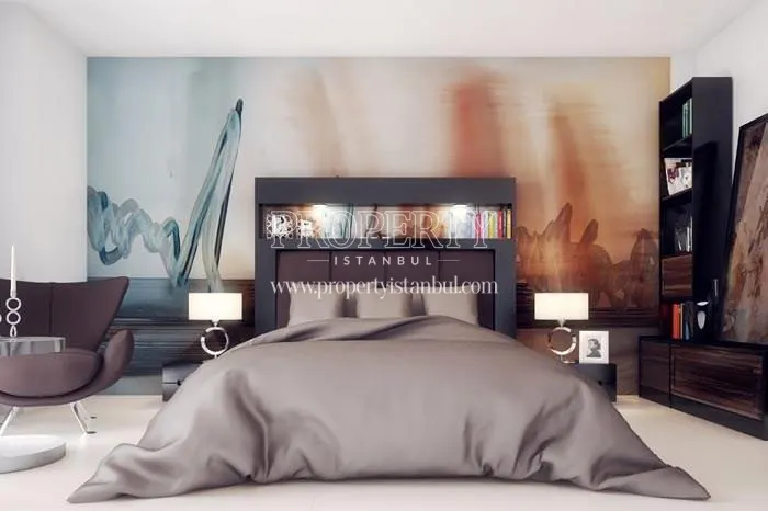 One of the master bedrooms in Siltas Mavi Park