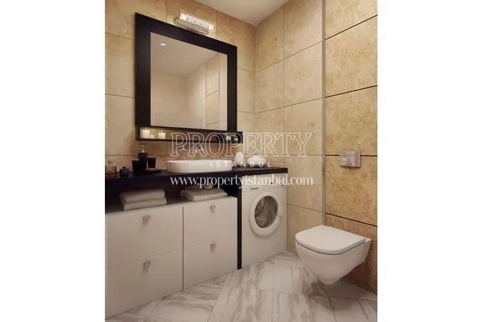 One of the bathrooms in Siltas Mavi Park