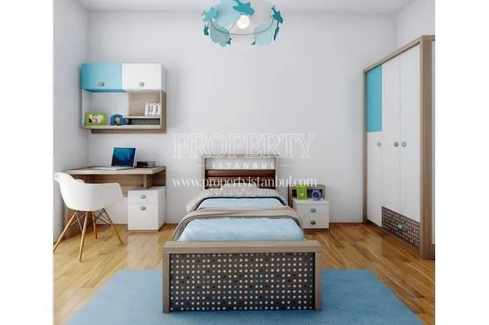 One of the bedrooms in Siltas Mavi Park