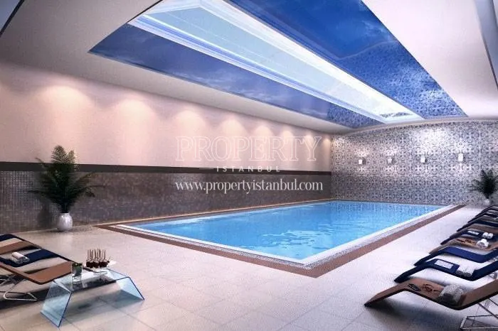 The indoor swimming pool in Siltas Safirpark