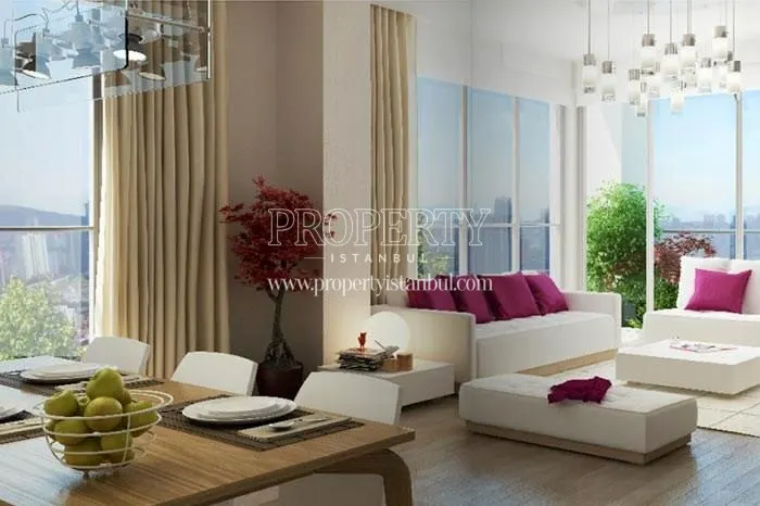 A living room in Simart City
