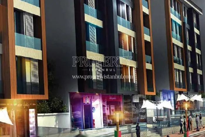 The shopping center in Site Istanbul