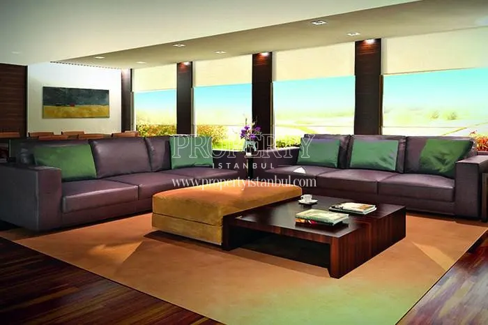 A living room in Site Istanbul
