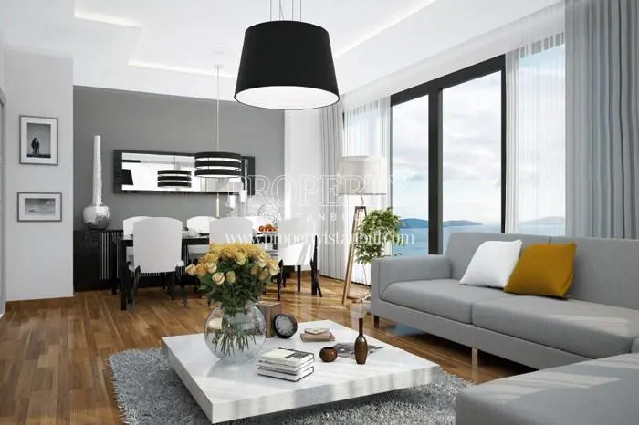 One of the living rooms in Sonay Suites