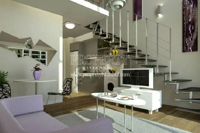 One of the duplex units in Soyak Park Aparts