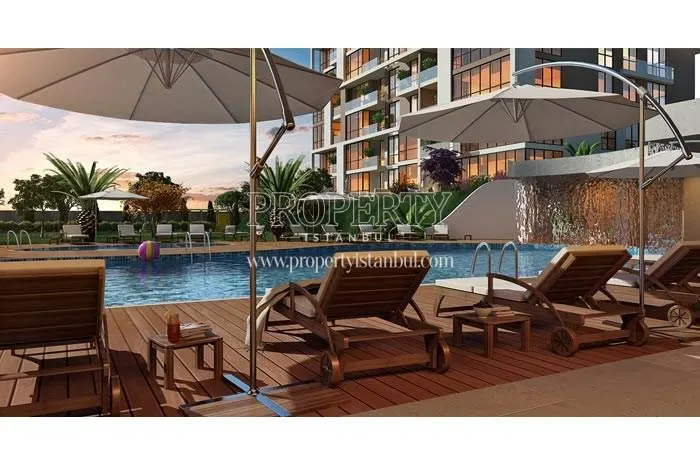 Outdoor swimming pool in Still Istanbul Adoria