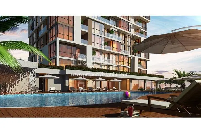 Outdoor swimming pool in Still Istanbul Adoria