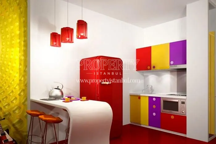 Colorful kitchen in Studyo 24