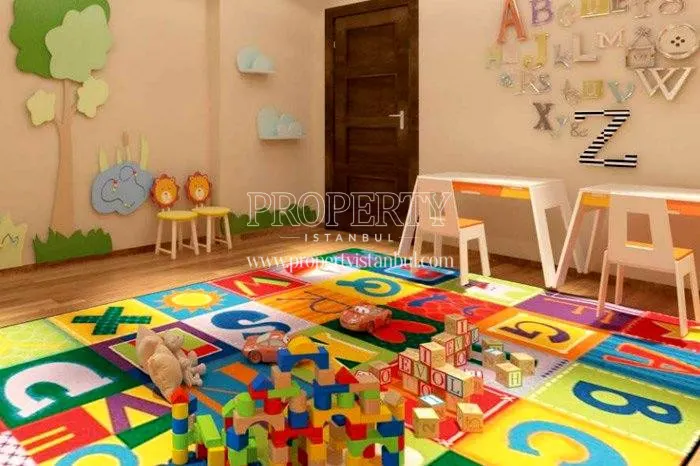 Playroom for kids in Suaden Home By Guneri