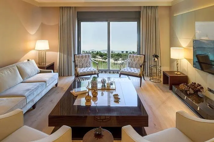 A living room in Suadiye Sahil Sitesi