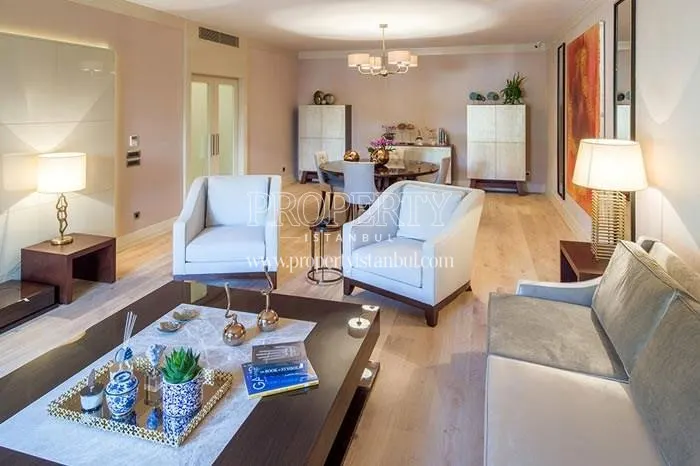 A living room in Suadiye Sahil Sitesi