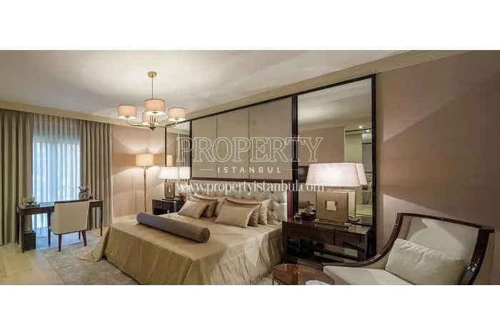 A bedroom in Suadiye Sahil Sitesi
