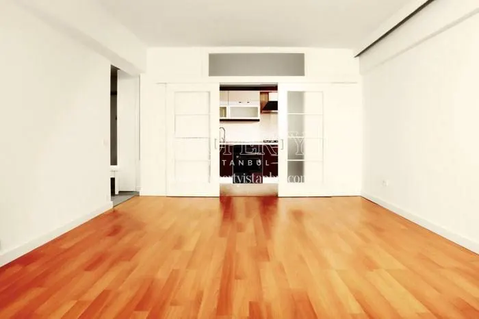 Empty living room in one of the Sultan Konutlari apartments