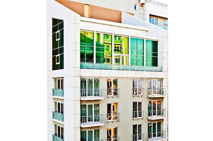 The exterior view of the penthouse in Sultan Konutlari
