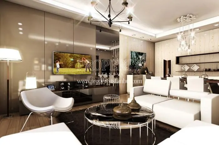A living room in Sun Flamingo Park