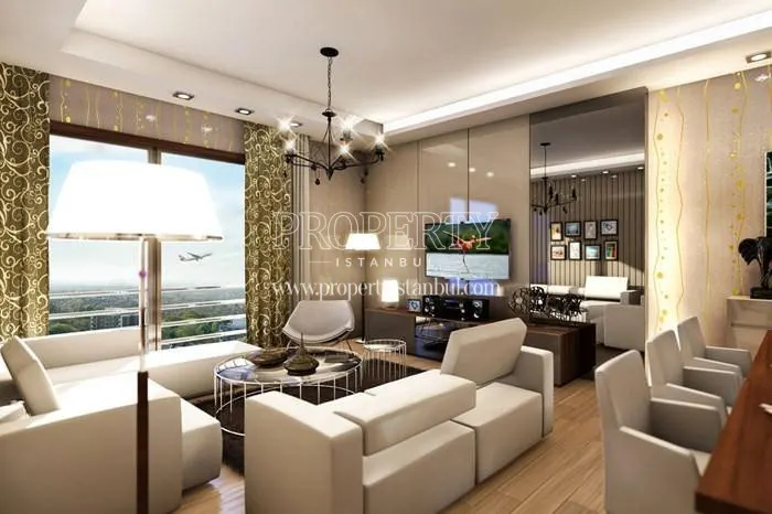 A living room in Sun Flamingo Park