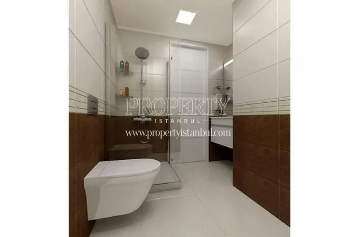 One of the bathrooms in Sunsetpark Caddebostan