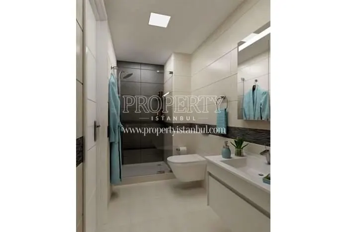 One of the bathrooms in Sunsetpark Caddebostan