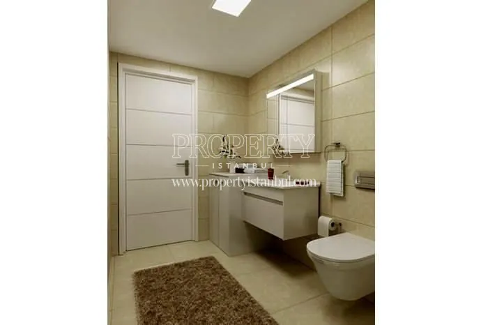 One of the bathrooms in Sunsetpark Caddebostan