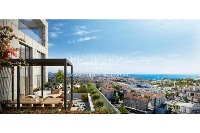 The view from the Sur Yapi Excellence Kosuyolu units
