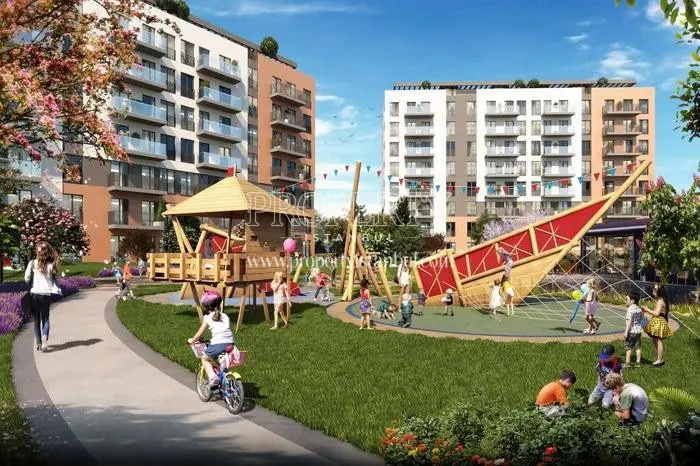 The playground for children in Sur Yapi Golbahce Evleri