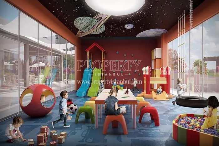 The indoor playground for children in Sur Yapi Golbahce Evleri