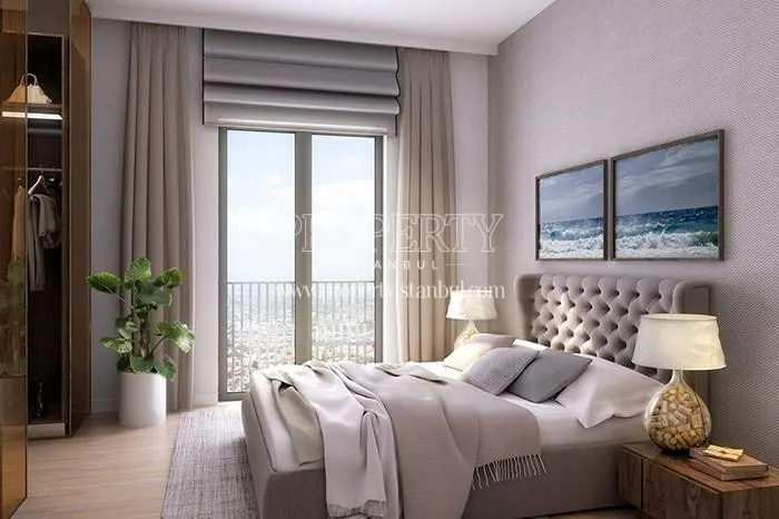 A bedroom in Sur Yapi Golbahce Evleri