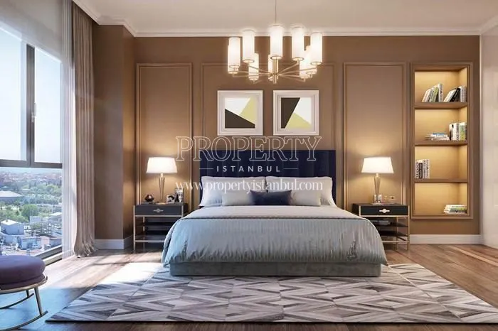One of the master bedrooms in Sur Yapi Topkapi Evleri
