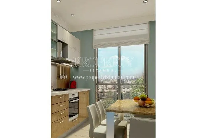 One of the kitchens in TEM Expres Residence 116